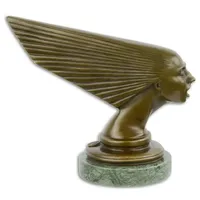 Casa Padrino Luxus Bronzefigur Spirit of the Wind Bronze
