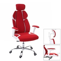 Mendler Bürostuhl HWC-F12, Schreibtischstuhl Drehstuhl Chefsessel, Sliding-Funktion Stoff/Textil +