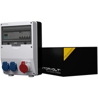 Doktorvolt Stromverteiler pTD-S/FI 16A 2x230V 3P Zähler SIEMENS und