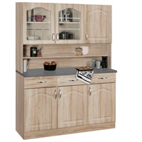 WIHO KÜCHEN Küchenbuffet »Linz«, 120 cm breit, in Landhaus-Optik