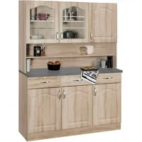 WIHO KÜCHEN Küchenbuffet Linz 120 x 50 x 180