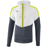 Erima Squad Kapuzensweat weiß 128