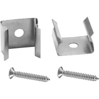 Eurolite Halterung für Leer-Rohre 10x10mm Set 2x mit Schraube