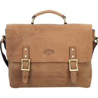 KLONDIKE 1896 Bill Aktentasche Leder 37 cm, Notebooktasche, braun