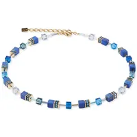 Coeur De Lion GeoCUBE Iconic Precious Halskette Blau/Kristall