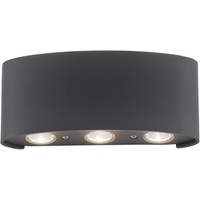 Paul Neuhaus LED-Wandleuchte Carlo Alu, Eisen, Stahl & Metall