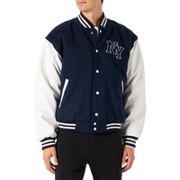 Mil-Tec NY Baseball Blouson Jacke, Navy/Weiss, L