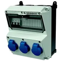 Mennekes Steckdosen-Kombination 3 St. Blau