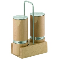 Kela 12193 Kauri Salz-/Pfeffermühle, Buchenholz, Hellbraun