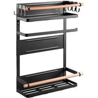 Maclean Brackets Magnetisches Kühlschrankregal Waschmaschinenregal Rollenhalter und 6 Abnehmbaren