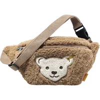 Steiff 600142 - Teddy Fleece Gürteltasche, mit Quietsche, 20cm,