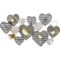 Hofmann Living And More Wanddekoobjekt "Wanddekoration", schwarz, B:90cm H:49cm