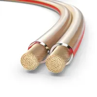 PureLink Lautsprecherkabel OFC 2x1,50mm2 (0,20mm), 15,0m, transparent