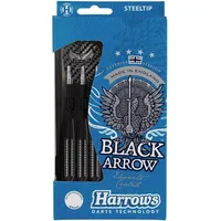 HARROWS Black Arrow Steeldarts schwarz schwarz 22 Gramm 22g