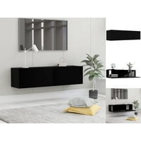 VidaXL TV-Schrank Schwarz 120x30x30 cm Holzwerkstoff