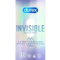 DUREX preservativo invisible lubric 12ud
