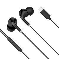 Krüger&Matz Kopfhörer mit Mikrofon, Kopfhörer In-Ear, KMPC1-B, schwarz