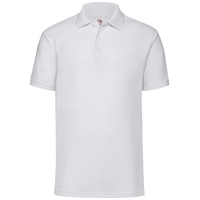 FRUIT OF THE LOOM 65/35 Polo Farbe: weiß XL