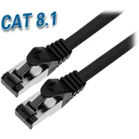 Maxtrack TME TI29-1 - Patchkabel Cat.8.1 1 m, schwarz