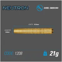 WINMAU WINMAU® Neutron Brass 3er-Set, 21 g - Gold