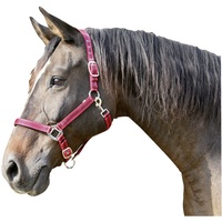 Kerbl Pferde-Halfter Mustang Gr. 1 rot schwarz