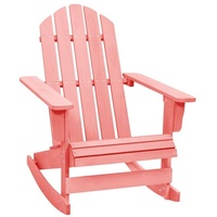 VidaXL Adirondack-Schaukelstuhl Massivholz Tanne Rosa