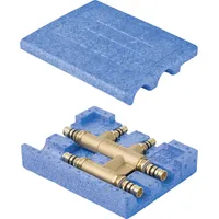 Geberit Mepla Kreuzungs-T-Stück mit Dämmbox, CW617N, d 26mm, d1