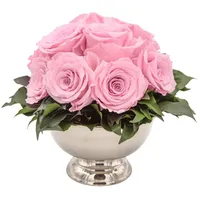 ROSEMARIE SCHULZ Heidelberg Infinity Blume in silberfarbenen Becher ewige