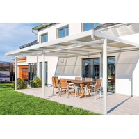 Gutta Terrassendach Premium 611 x 406 cm weiß /