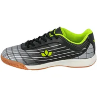 LICO Rockfield Hallenturnschuhe, Schwarz Grau Lemon, 41 EU