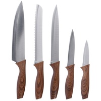 Neuetischkultur Messer-Set 5-teilig Holzdesign