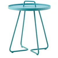 Cane-Line On-the-move Beistelltisch Ø 44 x 54 cm aqua