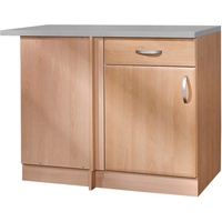 WIHO KÜCHEN Eckunterschrank »Prag, Breite 110 cm«, braun