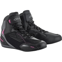 Alpinestars Stella Faster 3, Drystar Damen - Schwarz/Dunkelgrau/Pink /