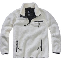 Brandit Textil Teddy Troyer Jacke White XL