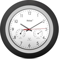 MEBUS 19449 Funk-Wanduhr mitThermo-/Hygrom.