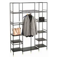 Casa Padrino Luxus Metall Regalschrank 150 x 40 x