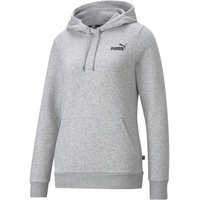 Puma Ess Small Logo Hoodie Damen light gray heather