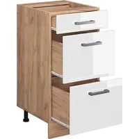 Vicco Küchenunterschrank R-Line 40 cm mit Schubladen, ohne Arbeitsplatte