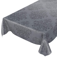 ANRO Wachstuchtischdecke Wachstuch Wachstischdecke Tischdecke abwaschbar Ranken Barock Arabeske
