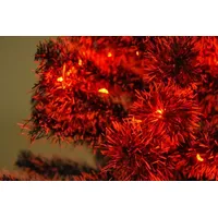 Buri 20er LED Lichterkette Rot Weihnachtsbeleuchtung Partylicht Lichtschlauch Deko