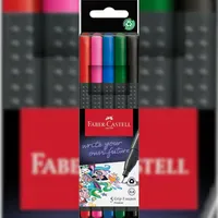 Faber-Castell Fineliner Grip basic 5er Set