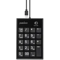 Perixx Peripad-202 C Keypad mit 2x USB Hub schwarz,