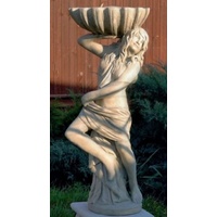 Casa Padrino Jugendstil Gartendeko Statue Mädchen mit Blumentopf 46