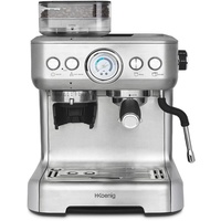 H.koenig Espressomaschine mit Mahlwerk EXPRO980, Kaffeemaschine 2,7 l,