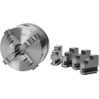 Optimum OPTIMUM Vierbacken-Drehfutter Guss Camlock, zentrisch spannend Ø 200