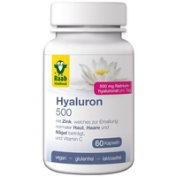 Raab Vitalfood Hyaluron 500 Kapseln 60 St.