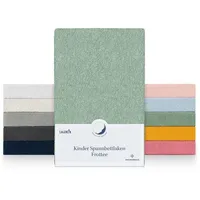 Laleni 2er Set Frottee Spannbettlaken 38x77cm - Oeko-TEX Zertifiziertes