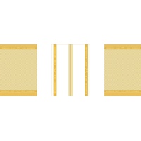 Sansibar Sylt Geschirrtücher-Set, 3-TLG, 50x70 cm - gelb -