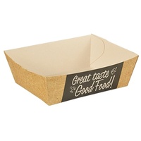 Papstar Pure Good Food Pommes-Frites-Trays Umweltfreundliche Pommesschale, 1 Packung